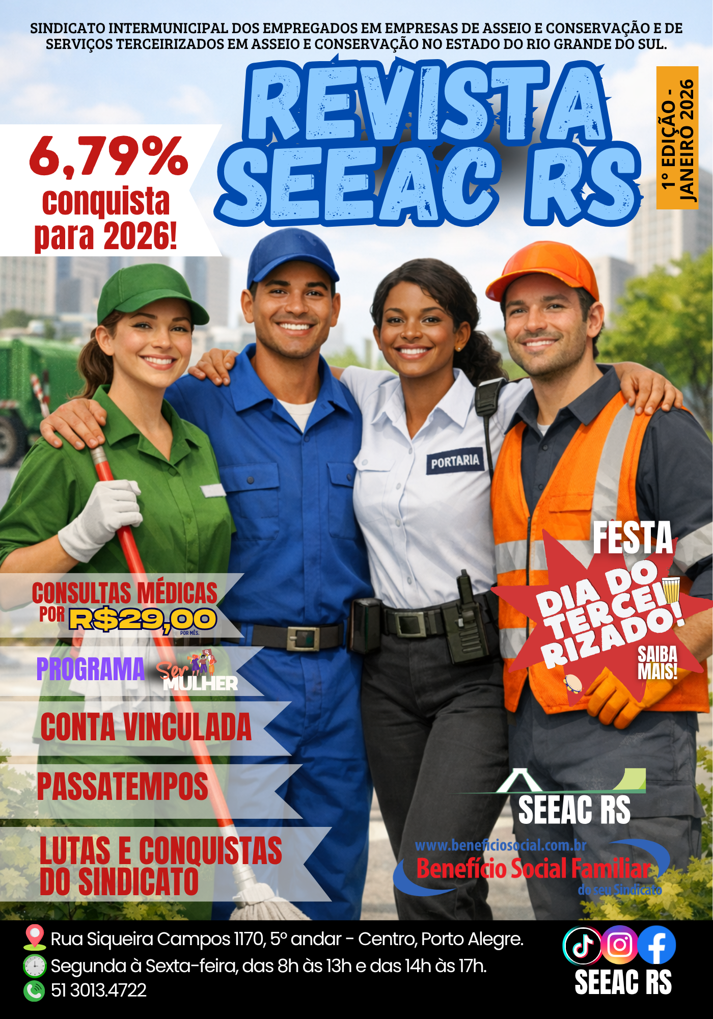 Revista SEEAC Edição Janeiro