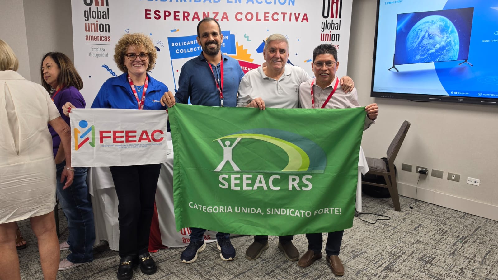 Sindicato SEEAC RS presente na 4ª Conferência Regional da UNI Américas 🌎